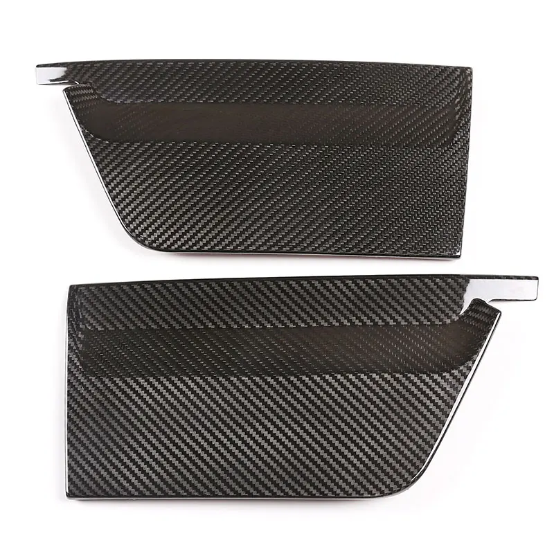 Настоящее углеродное волокно b-столб украшение для стекла автомобиля крышка