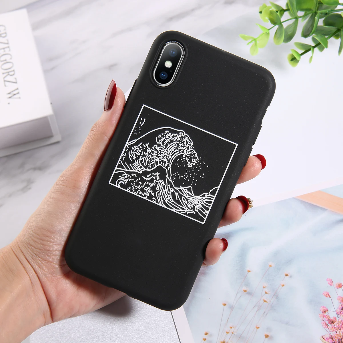 7705B Lovebay милый авокадо чехол для телефона в форме кактуса для iPhone 11 Pro XR X XS Max 7 8 6 6s Plus 5 5S SE волн Корона силиконовая Мягкая задняя крышка - Цвет: 7705B