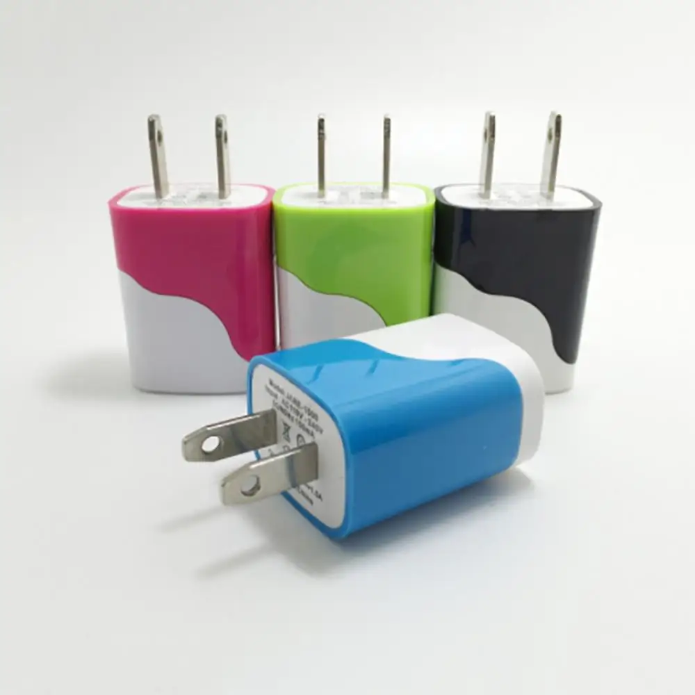 Новое двухцветное Зарядное устройство USB интерфейс 1а зарядное для мобильного