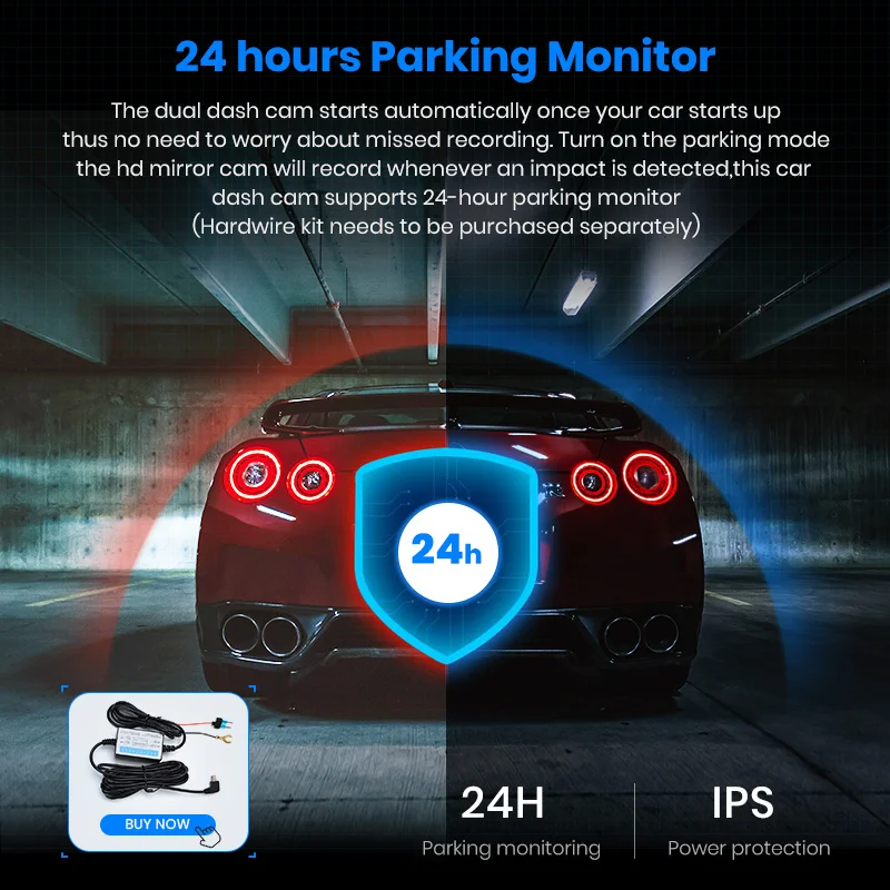 AWESAFE Q8 4K 2160P wifi gps Автомобильная камера DVR видеорегистратор Авто регистраторы 3