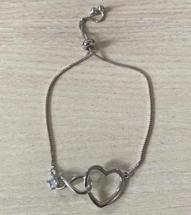 Лидер продаж женский браслет-подвеска из серебра 925 пробы с микро-инкрустацией