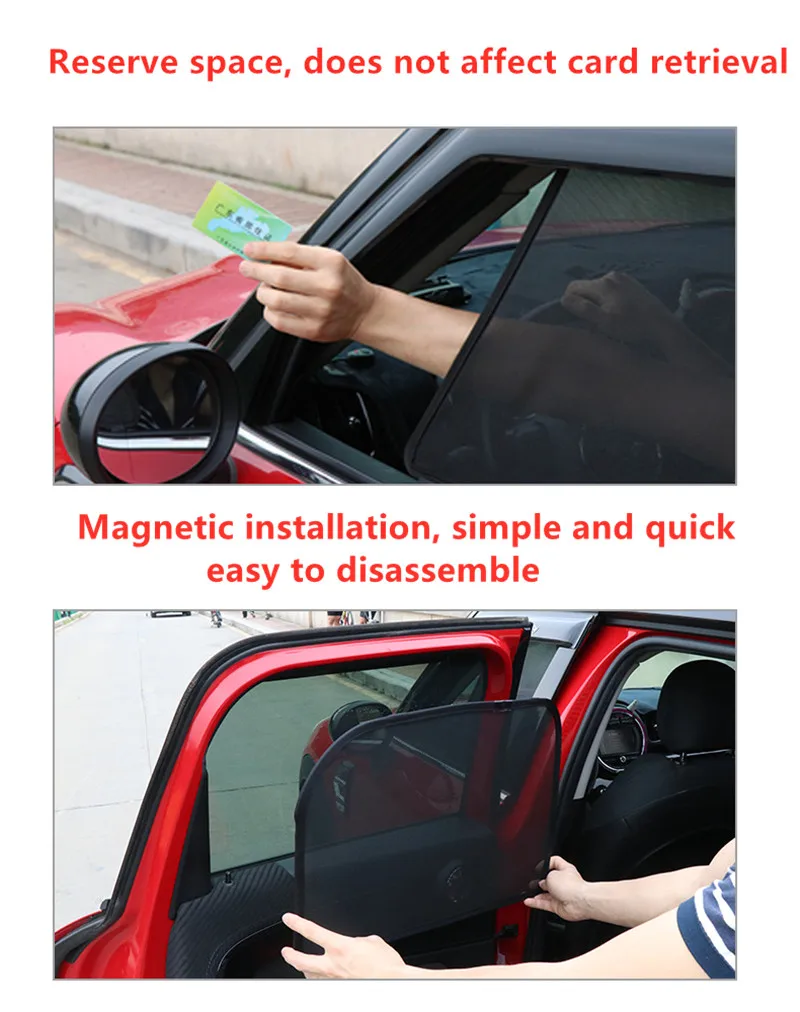 Автомобильный оконный козырек боковой солнцезащитный для BMW MINI Cooper Countryman Clubman F54