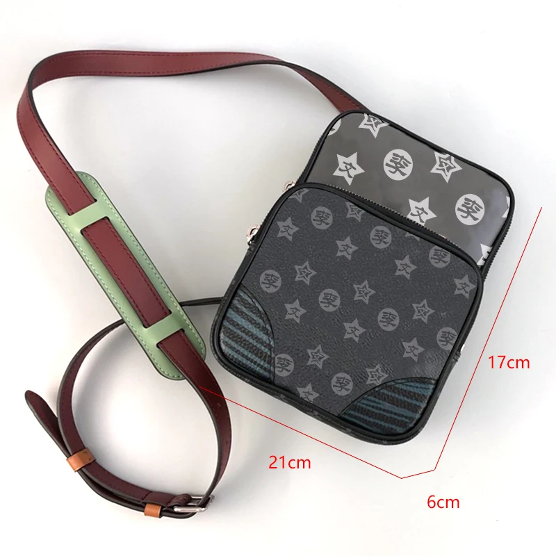 

French Venli vvl crossover women's bag 2021, new fashion cowhide, top V-shaped embroidery, chest bag, with box