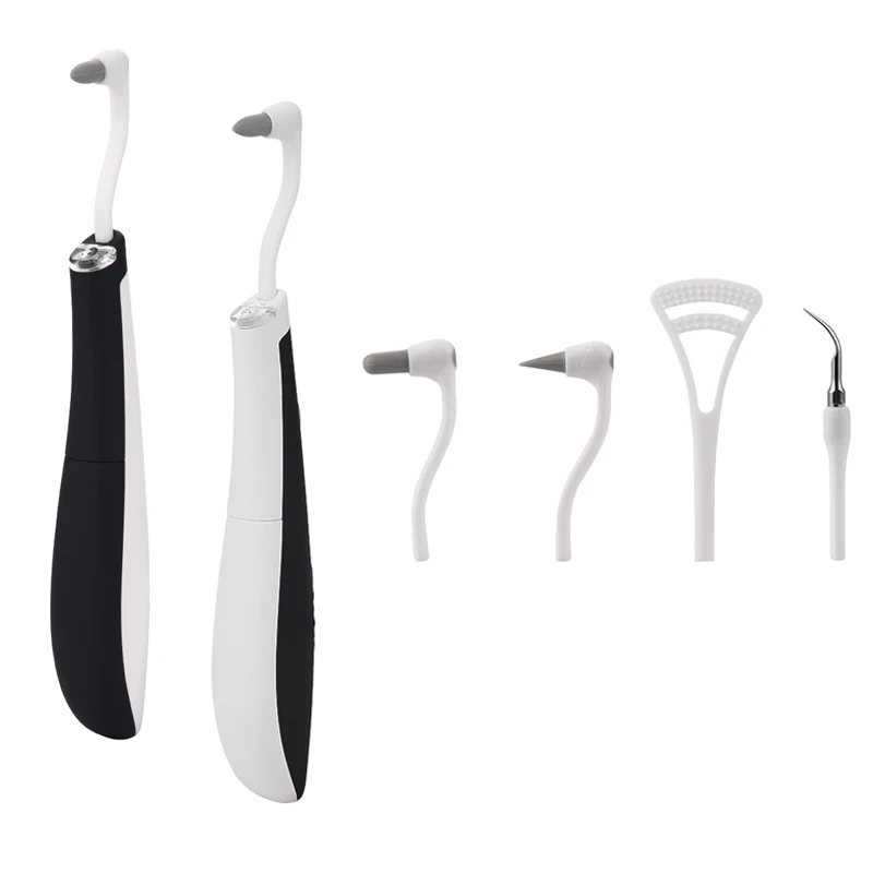 

CkeyiN Electric Sonic Dental whitener Scaler Teeth Whitening Calculus Tartar Remover Cleaner Polisher LED Light Dental Plaque