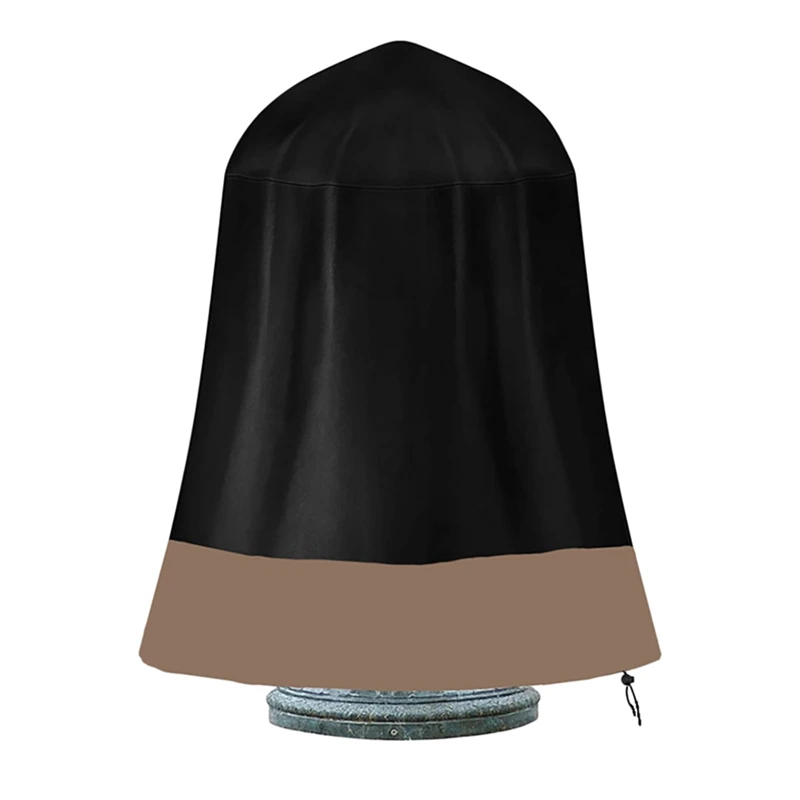 

Fountain Cover Oxford Waterproof Dustproof Protective Cover for Winter Outdoor Garden Fountain Statue Water Features