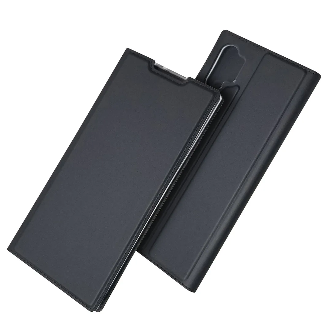 Легкий кожаный чехол для samsung Galaxy Note 10 Plus 9 8 Бизнес Тонкий чехол-книжка для samsung Galaxy Note9 Note8 Note10 Pro