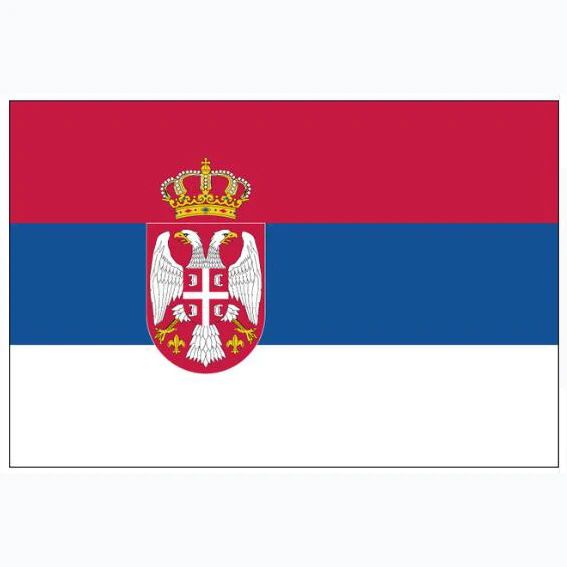 Jisper Store 60*90 см 90*150 см 120*180 см SRB Республика Сербию Национальный флаг