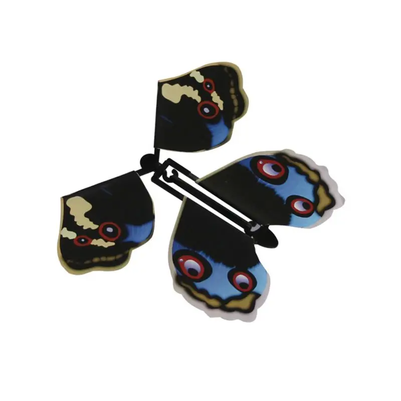 5pcs Magic Flying in the Book Butterfly Rubber Band Powered Wind Up | Игрушки и хобби