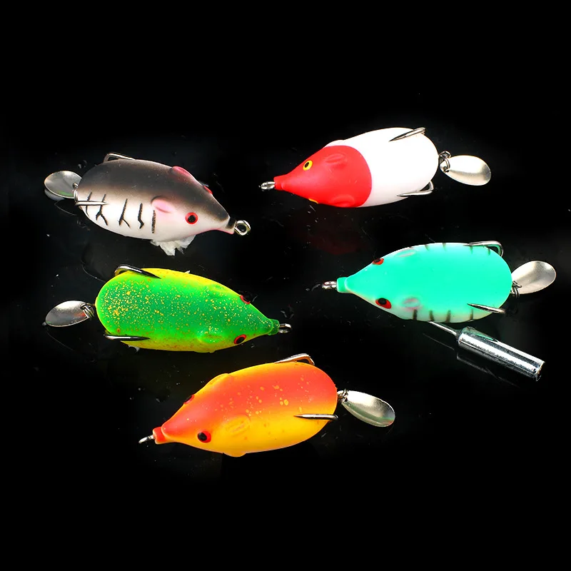 

1 PCS Double Propellers Frog Wobbler Soft Bait Jigging Fishing Lures 95mm13g Artificial Crankbait Minnow Topwater Fishing Tackle