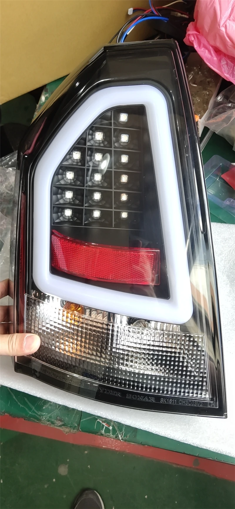 Видео дисплей шоу седан автомобиля использовать для mazda 3 мазда3 axela задняя фара