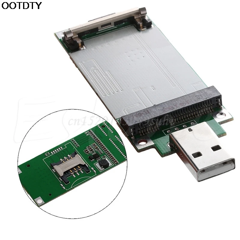 

Mini PCI-e Wireless WWAN to USB Adapter card With SIM Card Slot Module testing - L059 New hot