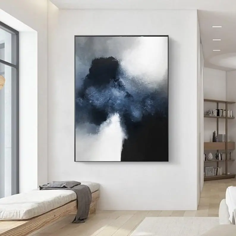 

Large Abstract Painting Abstract Wall Art Painting on Canvas Abstract Painting Original Oil Paintings Hotel Wall Decor Separate
