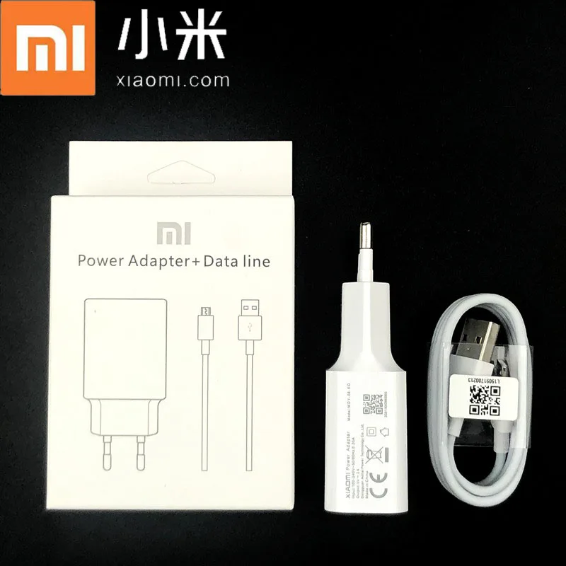 Оригинальное зарядное устройство Xiaomi Redmi 7 5 В/2 А EU дорожный адаптер для зарядки