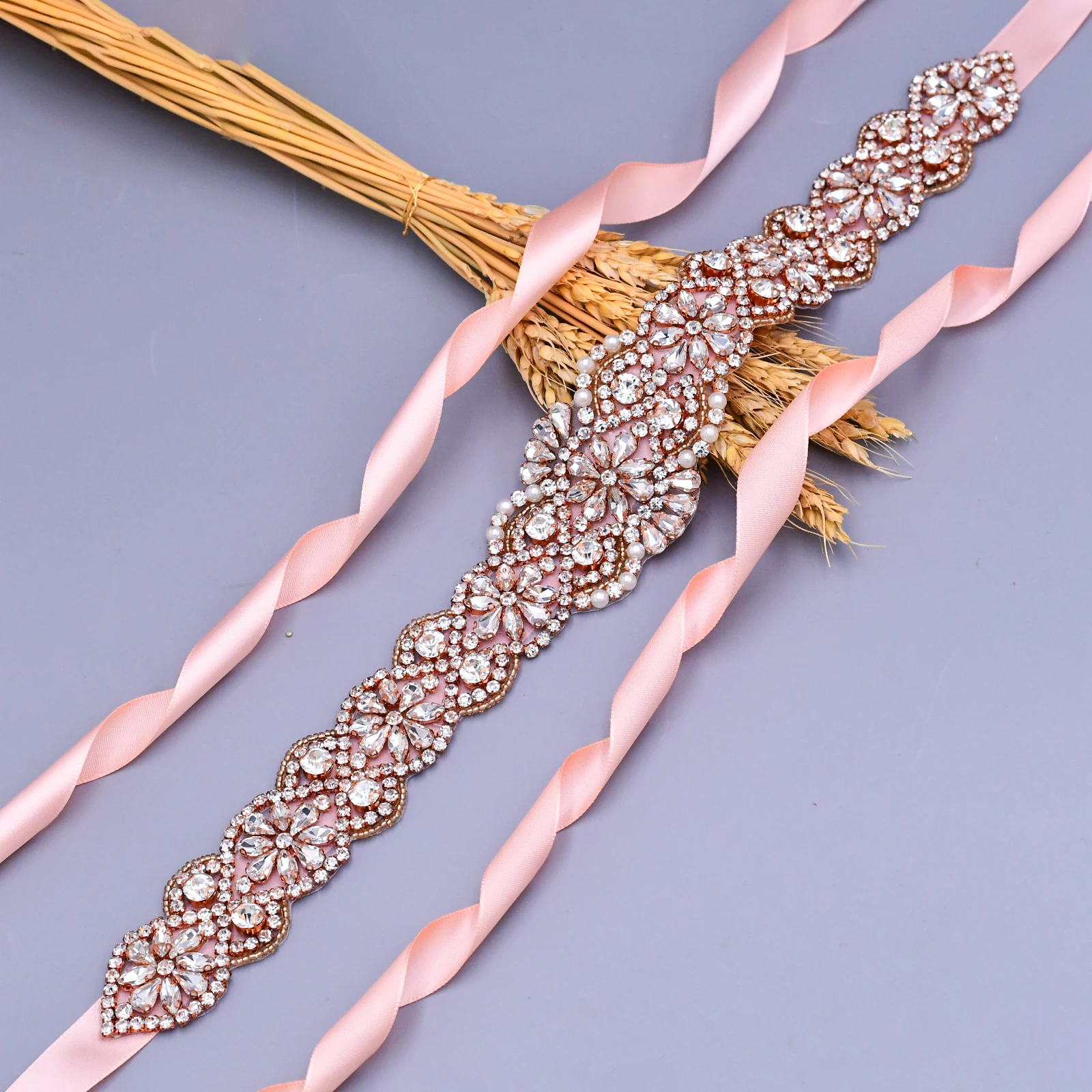 

AMORARSI S161B-RG розово-Золотые стразы свадебные аксессуары ремни для мужчин женские свадебные туфли-лодочки с ремнем для Свадебная вечеринка сва...
