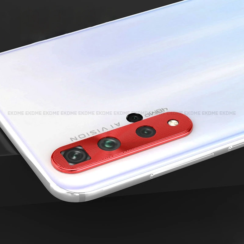 Red Для huawei Honor 20 Pro 20 Защита объектива камеры покрытие алюминиевая защитная крышка для huawei mate 30 20 Pro 20X mate 30 Lite - Цвет: Red