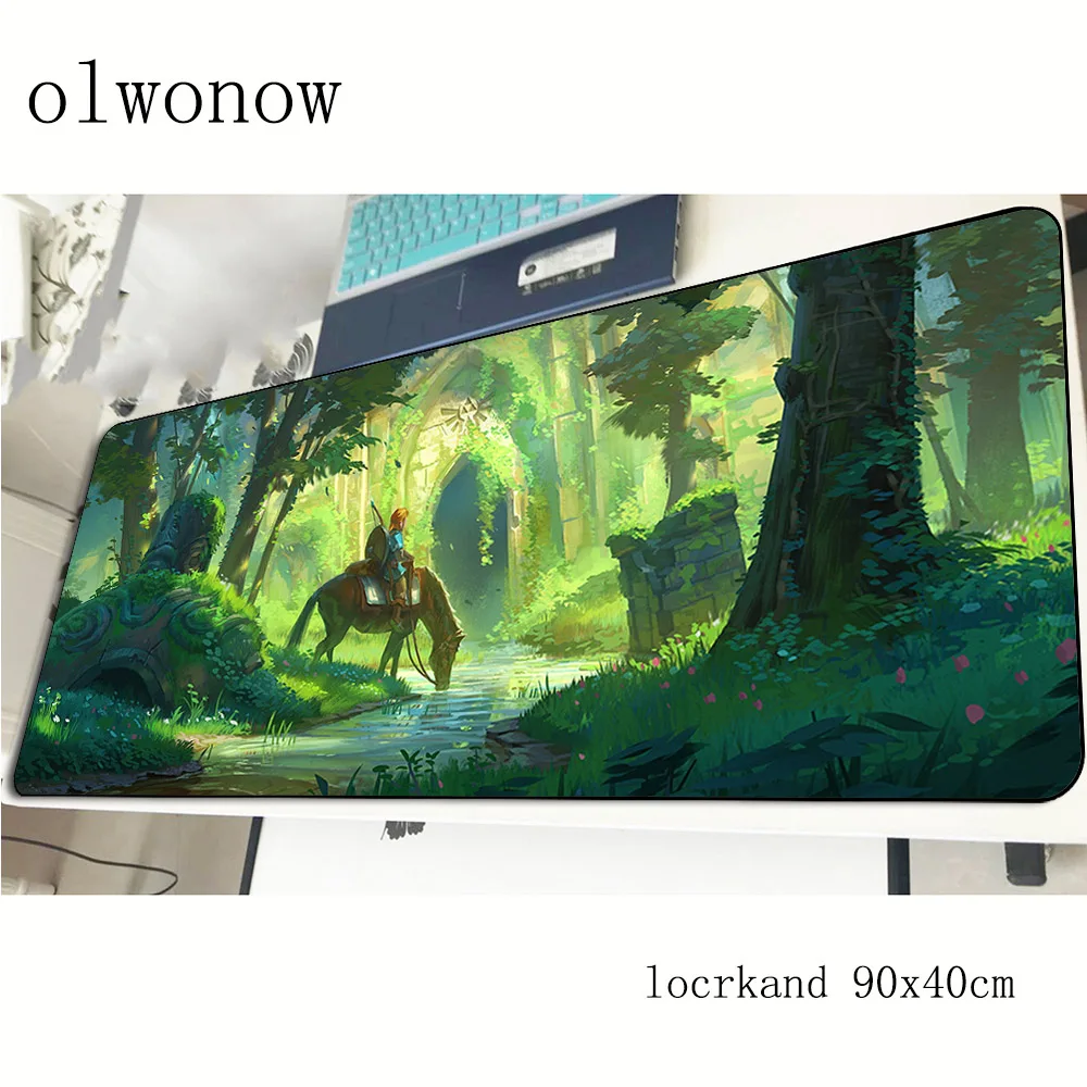 

Zelda pad mouse computer gamer Colourful mouse pad 900x400x3mm padmouse Indie Pop mousepad ergonomic gadget office desk mats