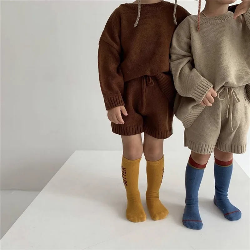 Bobo Choses/гольфы для новорожденных носки маленьких мальчиков и девочек