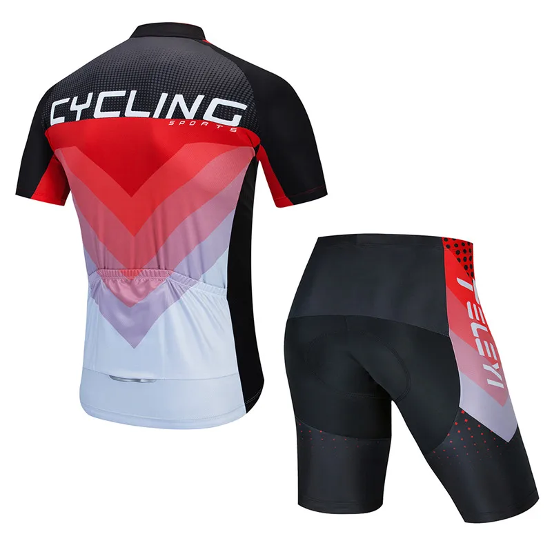 

2021 Teleyi Pro men Cycling Jersey Short SleeveTeam Men Bike Bib Shorts Clothes Maillot Cycling Sets MTB Clothing Ropa Ciclismo