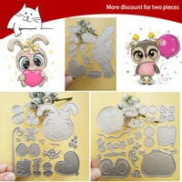 cute owl for valentines cutting dies for scrapbooking card making photo album silicone stamp diy decorative crafts