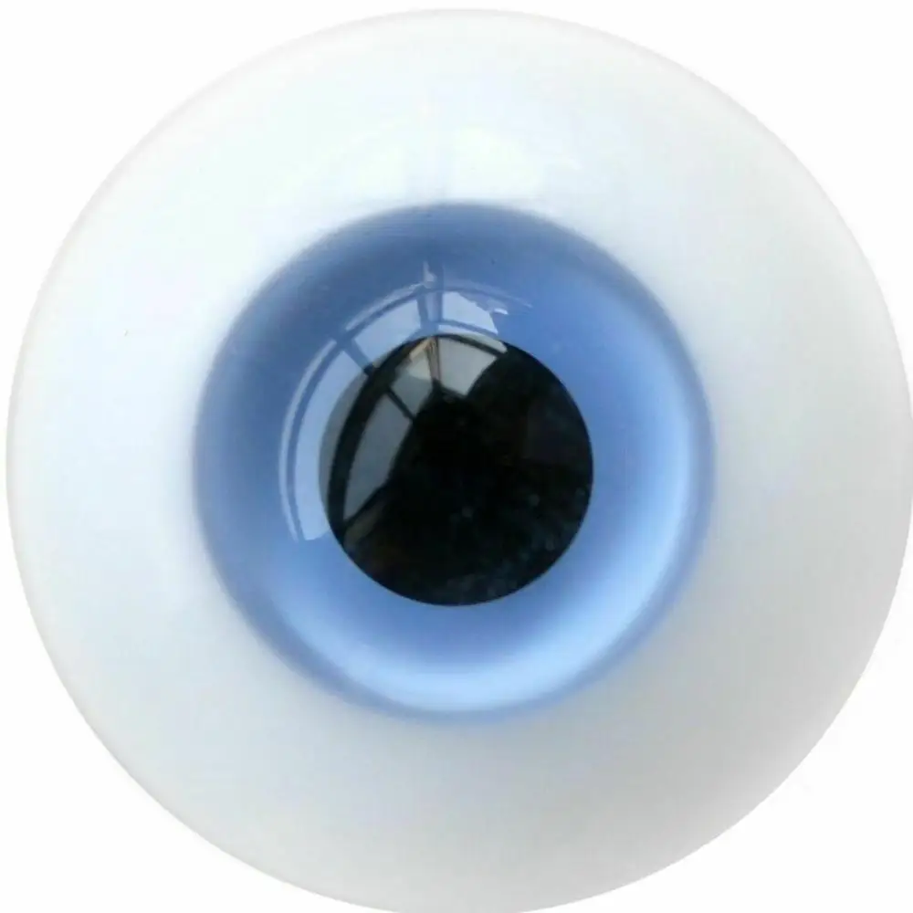[wamami] 6mm 8mm 10mm 12mm 14mm 16mm 18mm 20mm 22mm 24mm Blue Glass Eyes Eyeball BJD Doll Dollfie Reborn Making Crafts