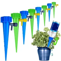 48 pcs auto drip plant irrigation watering system dripper spike kits garden household plant flower automatic waterer tools