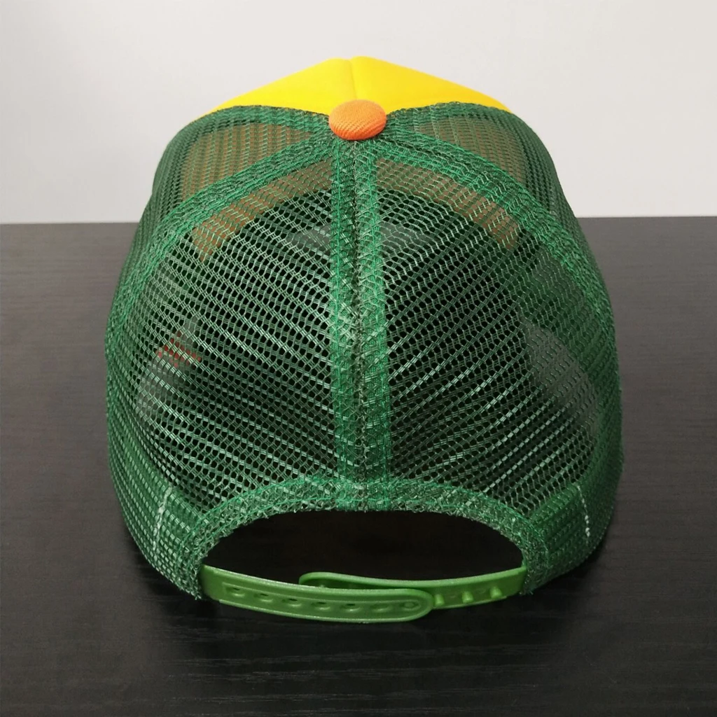 2019 странные вещи 3 Дастин Шляпа Ретро Кепка Дальнобойщика с сеткой желтый зеленый