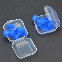 1 pair soft ear plugs environmental silicone waterproof dust proof earplugs diving water sports swimming accessories