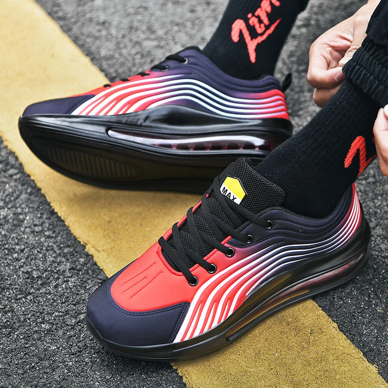 New Fashion Sneakers Men Breathable Air Cushion Man Casual Shoes Big Size 47 Comfortable Anti-Skid Outdoor Sports | Обувь