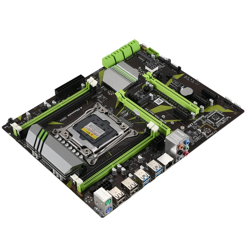 X99 LGA2011 3 материнская плата 4 канала DDR3 32G RAM NVME SSD M.2 USB 0 SATA PCIE 16X ATX для Intel I7 E5