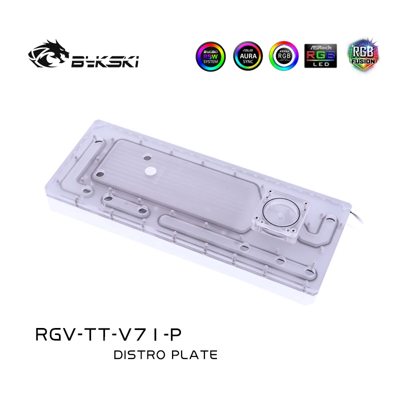 Bykski RGV TT V71 доски для водных путей Tt View 71 чехол RBW Intel CPU Water Block & Single GPU Building|Кулеры и