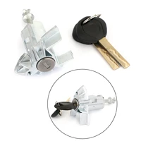 topteng 51217035421 left driver door lock cylinder barrel assembly w 2 keys for bmw x5 e53 2000 2006 car accessories parts