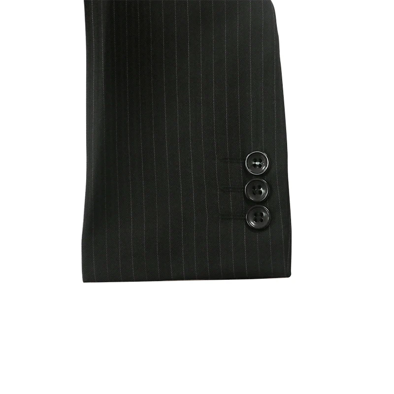 Nimble Свадебный костюм для мальчиков черный полосатый формальный Enfant Garcon