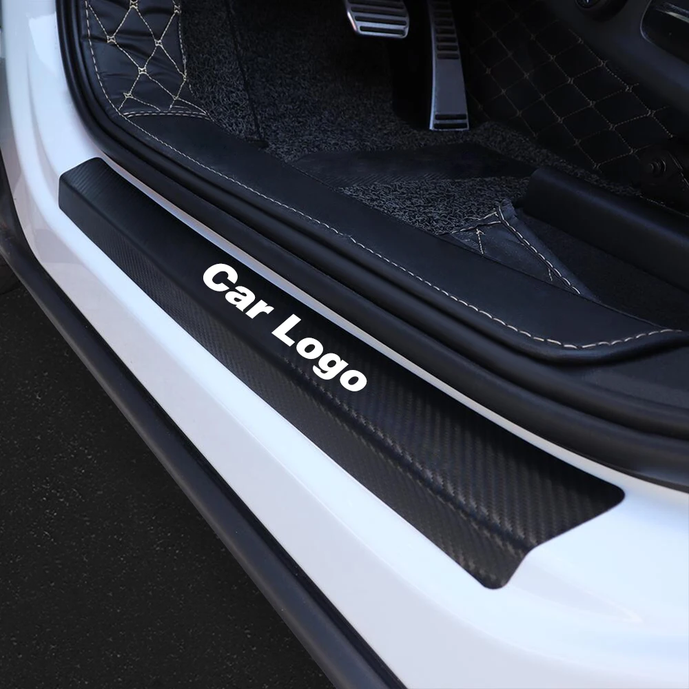 4 шт. наклейки на пороги автомобиля Ford Fiesta Mondeo Fusion Explorer Escape Shelby Edge Ecosport Kuga