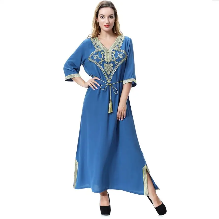 Dress islamic clothing turkey abaya ropa arabe vestido musulman mujer robe marocaine caftan muslim dresses dubai kaftan kleid