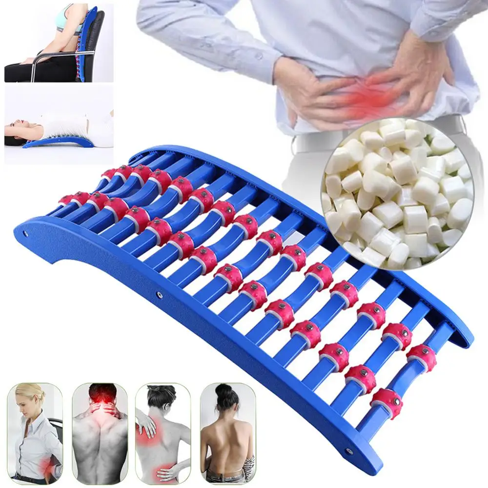 

Устройство для поддержки поясницы с магнитными роликовыми колесами для массажа верхней и нижней части спины