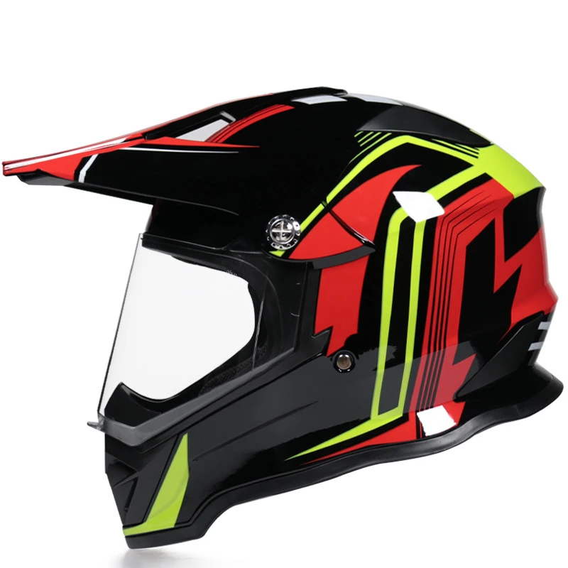 Off Road Motorcross Motorcycle Helmet Motorbike Crash Cascos Moto Enduro Casque Racing Dirt Bike Tracker Capacete De | Автомобили и