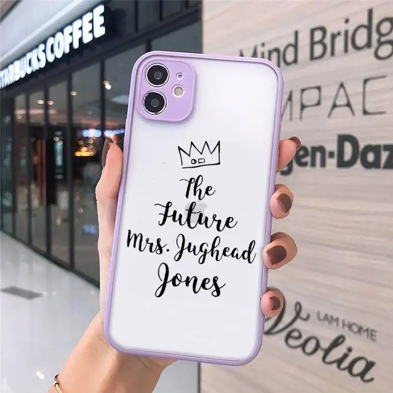 

American TV Riverdale Phone Case matte transparent For iphone 7 8 11 12 plus mini x xs xr pro max cover