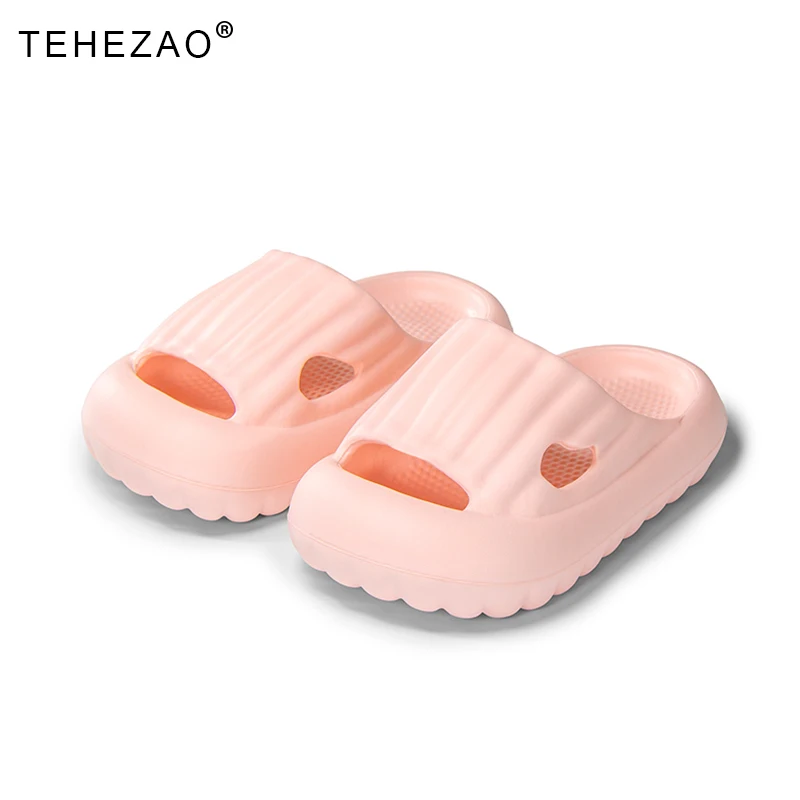 

TEHEZAO Summer Kids Beach Shoes, Simple Children's Slippers, Non-Slip Durable Outdoor Sandals, Children's Shoes, Boys and Girls