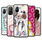 Силиконовый чехол First Coffee Donut для Xiaomi Mi Note 11i 11T 11 10i 10T 10 9 9T SE Lite Pro, Ультратонкий чехол для телефона