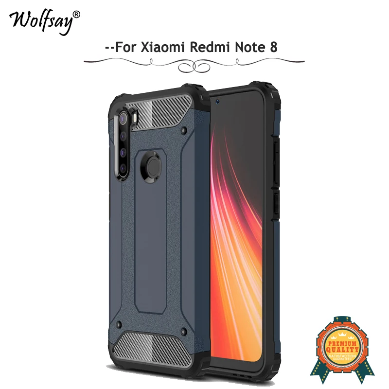 

Чехол для Xiaomi Redmi Note 8, противоударный армированный резиновый жесткий чехол для телефона Xiaomi Redmi Note 8, задняя крышка для Xiaomi Redmi Note 8