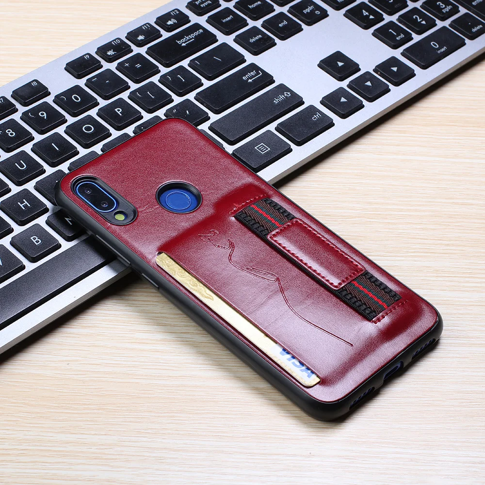 Кожаный чехол-портмоне с отделением для карт ремешком чехол для Xiaomi mi 9T Pro Red mi 7 7A Red mi Note 7 Pro роскошный мягкий ТПУ ремешок чехол для телефона, Capa