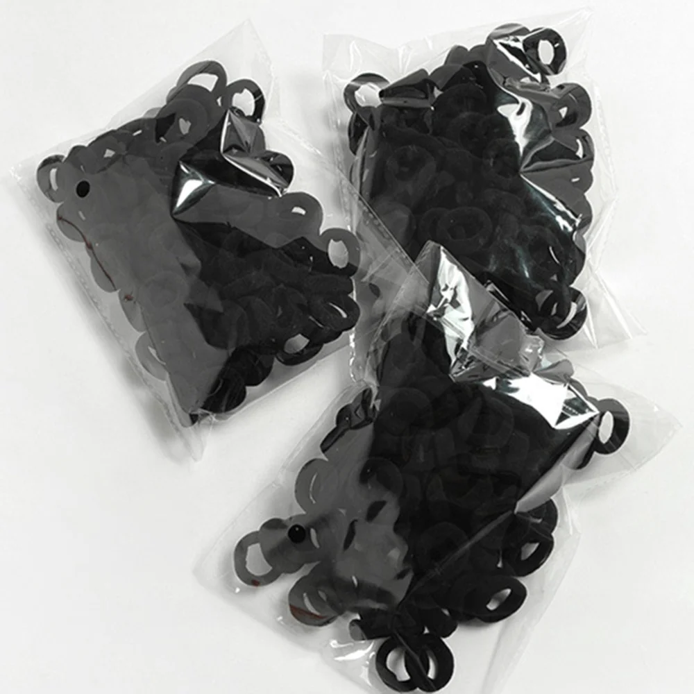 

200pcs Rubber Bands High Elasticity Ponytail Holder Hair Ties Rope for Adults Kids (Mixed Colors)