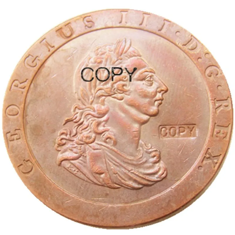 Uk 1 Penny George III 1797 монет|penny round|penny metalpenny red |
