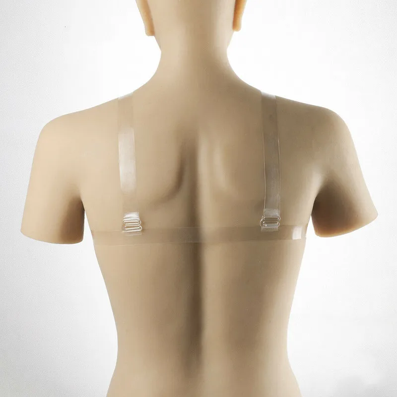 4100g Silicone Breast Forms Straps-on Large Fake Boobs Transgender Crossdresser Silicone Bra Full Cup Women Mastectomy Bra