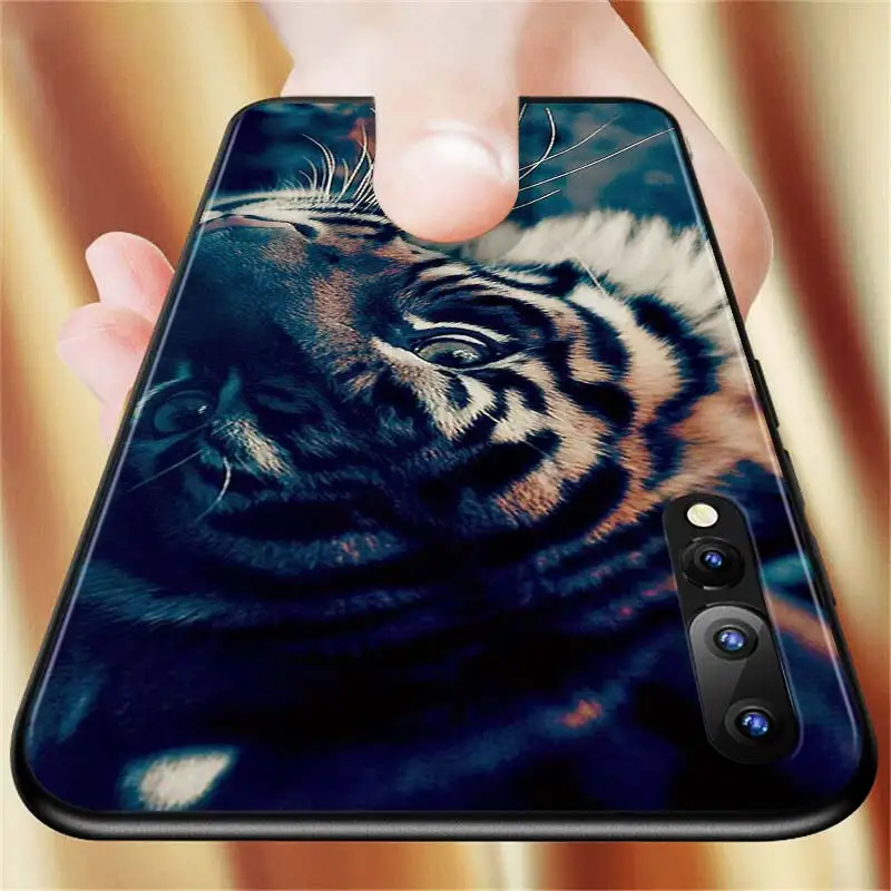 

Animal Tiger Art Back Silicone Phone Case for Samsung Galaxy A90 A80 A70S A60 A50S A40 A20E A20 A10S Soft Black Cover