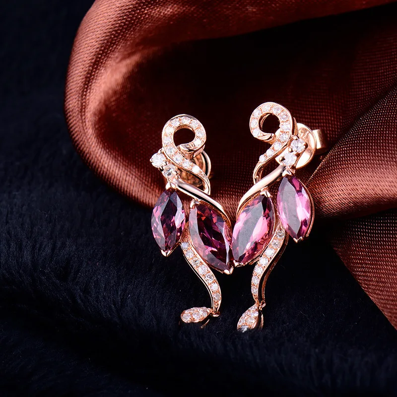 Новое поступление кубический цирконий розовое золото богемные ювелирные