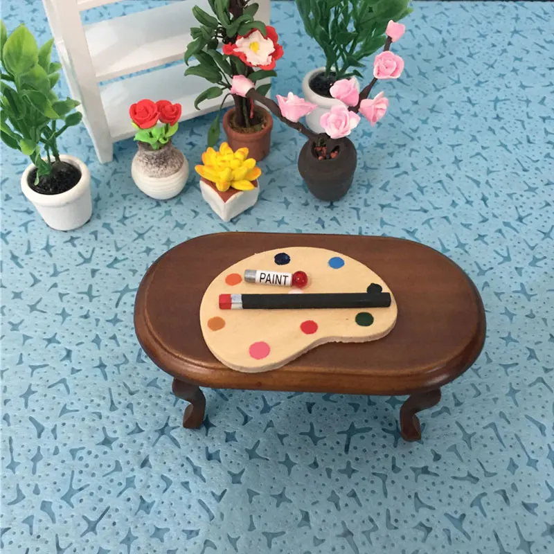 Масштаб 1/12 миниатюрный кукольный домик мебель кукла на выпускной проектный цвет