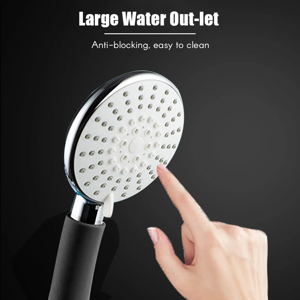 Shower Bath Head Adjustable 5 Mode High Pressure 120mm Panel Round Chrome Rain Water Saver Showerhead YD068 | Обустройство дома