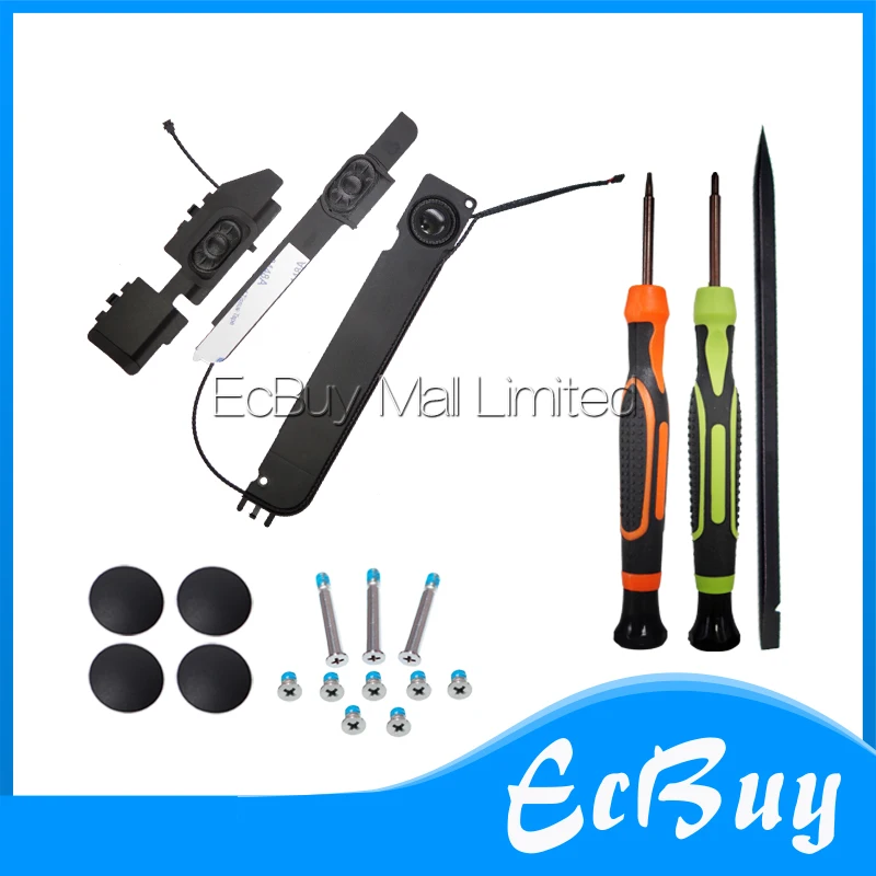 Задняя крышка винта + ножки резины отвертки пара/левый/правый A1278 динамик для Macbook