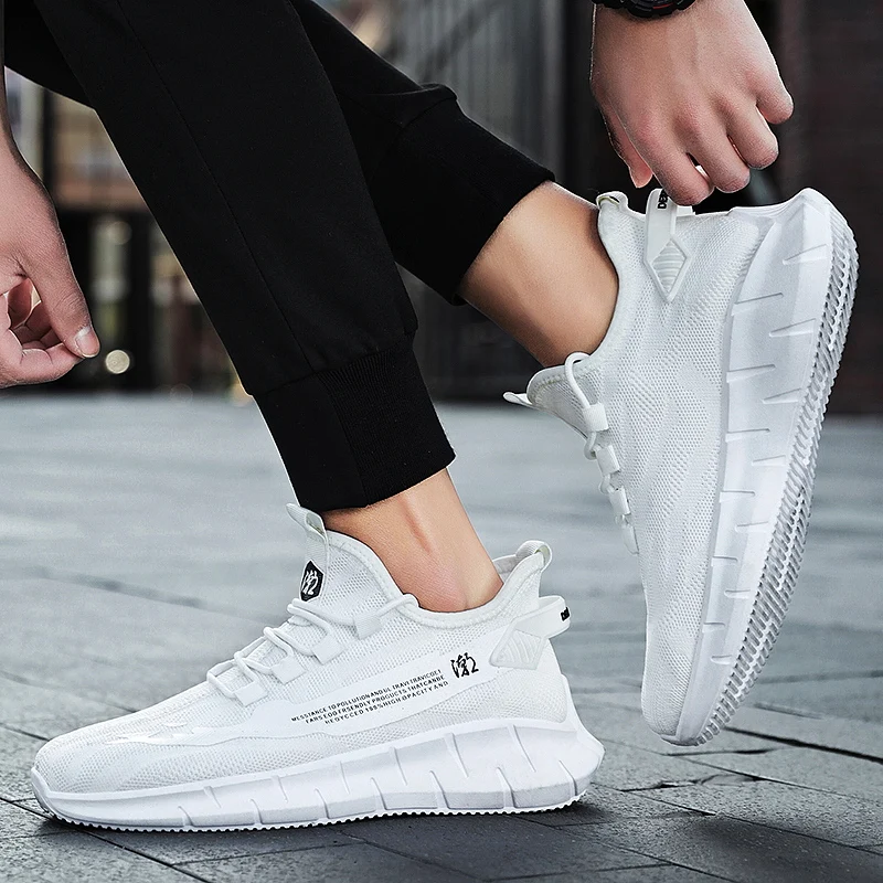 XIMISEN мужская повседневная обувь на шнуровке легкие удобные дышащие кроссовки для